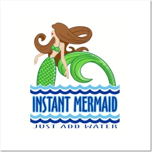 Instant Mermaid Posters and Art